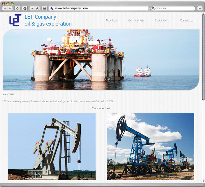 Сайт интернет магазин LET Company